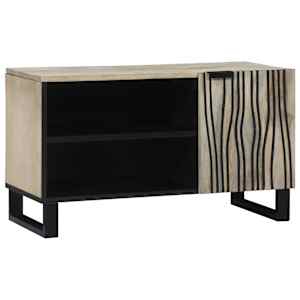 vidaXL TV &Uuml;ksused 80 x 33 x 46 cm Valge Tehispuit