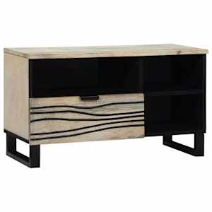 vidaXL TV &Uuml;ksused 80 x 33 x 46 cm Valge Tehispuit
