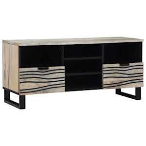 vidaXL TV &Uuml;ksused 100 x 33 x 46 cm Valge Tehispuit