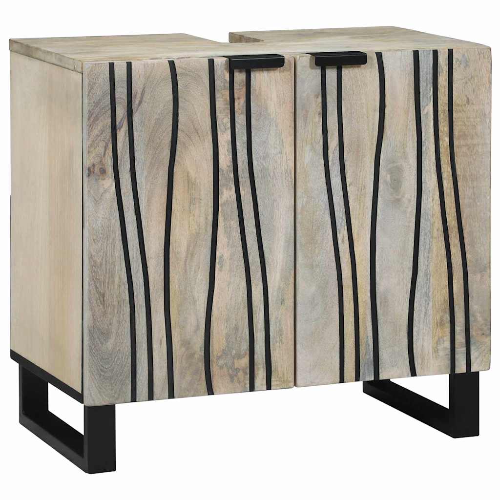 Vaskeskab med hylde med opbevaring med dør mno 62 x 33 x 58 cm