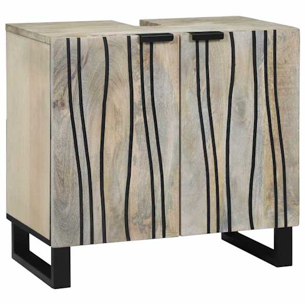 vidaXL Vannitoa kraanikausi kapp Valge 62 x 33 x 58 cm Tehispuit