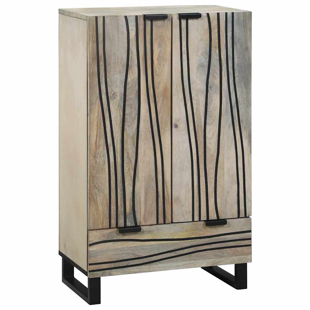 Medieopbevaringsskabe & -reoler Hvid og sort 60 x 33.5 x 100 cm
