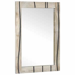 vidaXL Vannitoa peegel Valge 50 x 2,5 x 70 cm Ristk&uuml;lik