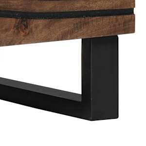 Noční skříňka 2 pcs Vlašský ořech 40 x 33 x 46 cm - obrázek 9