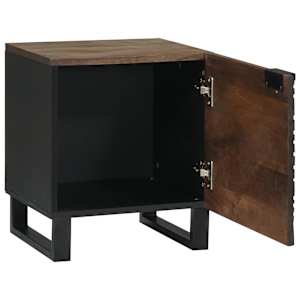 Noční skříňka 2 pcs Vlašský ořech 40 x 33 x 46 cm - obrázek 4