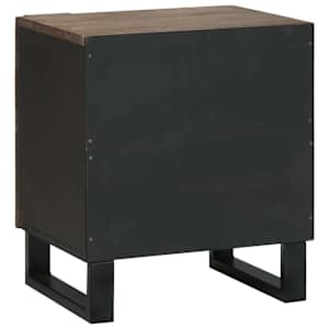 Noční skříňka 2 pcs Vlašský ořech 40 x 33 x 46 cm - obrázek 7
