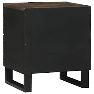 Noční skříňka 2 pcs Vlašský ořech 40 x 33 x 46 cm - obrázek 7