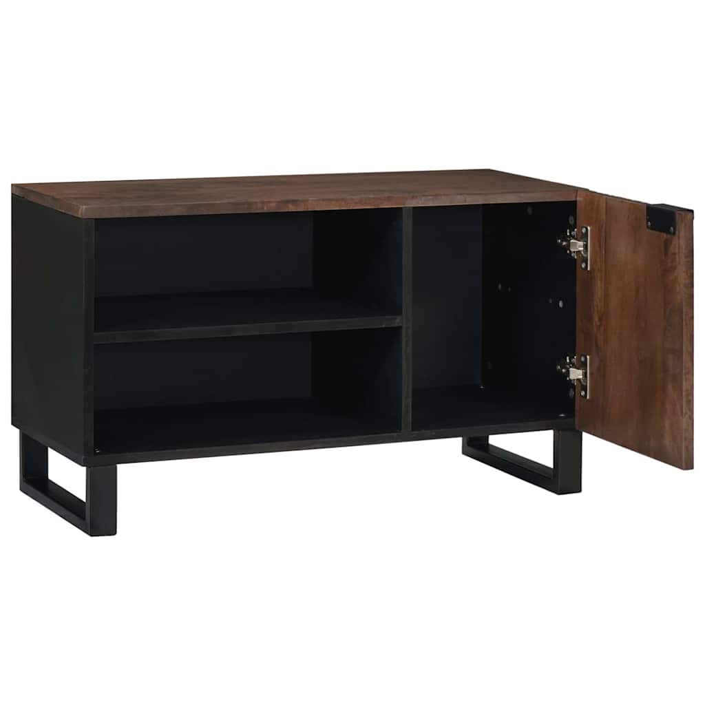 vidaXL TV-kast Bruin 80 x 33 x 46 cm massief mangohout