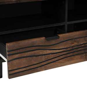 TV jednotky Vlašský ořech 80 x 33 x 46 cm Kompozitní dřevo - obrázek 7