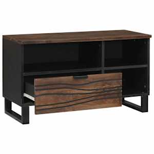TV jednotky Vlašský ořech 80 x 33 x 46 cm Kompozitní dřevo - obrázek 2
