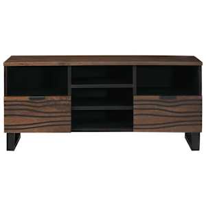 TV jednotky Vlašský ořech 100 x 33 x 46 cm Kompozitní dřevo - obrázek 3
