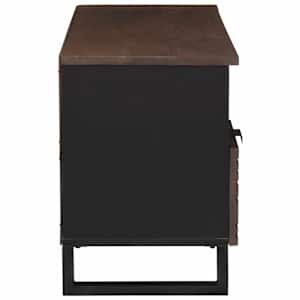 TV jednotky Vlašský ořech 100 x 33 x 46 cm Kompozitní dřevo - obrázek 4