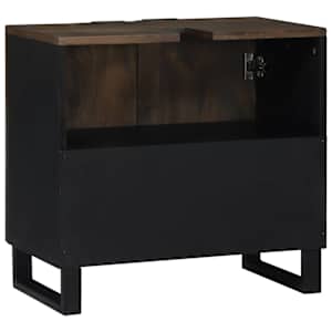 Skříňka pod umyvadlo s policí Vlašský ořech 62 x 33 x 58 cm - obrázek 6