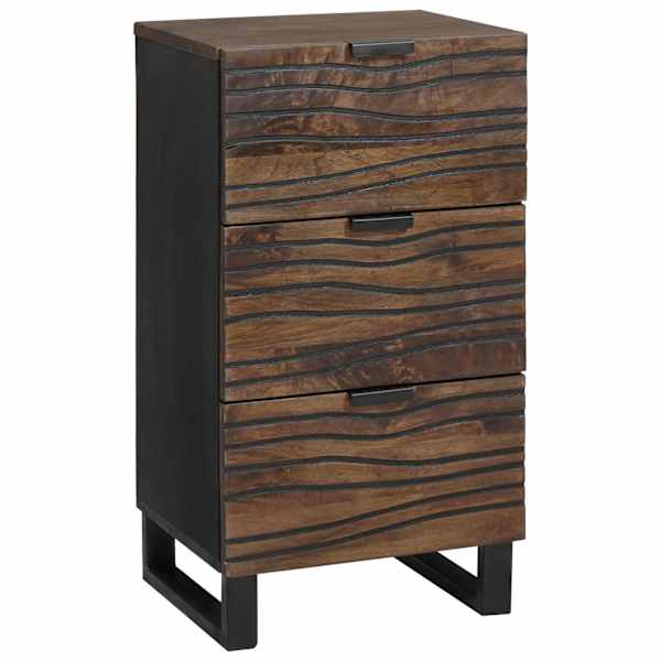 vidaXL K&uuml;lglaud sahtliga Pruun 40 x 33 x 75 cm mangopuit