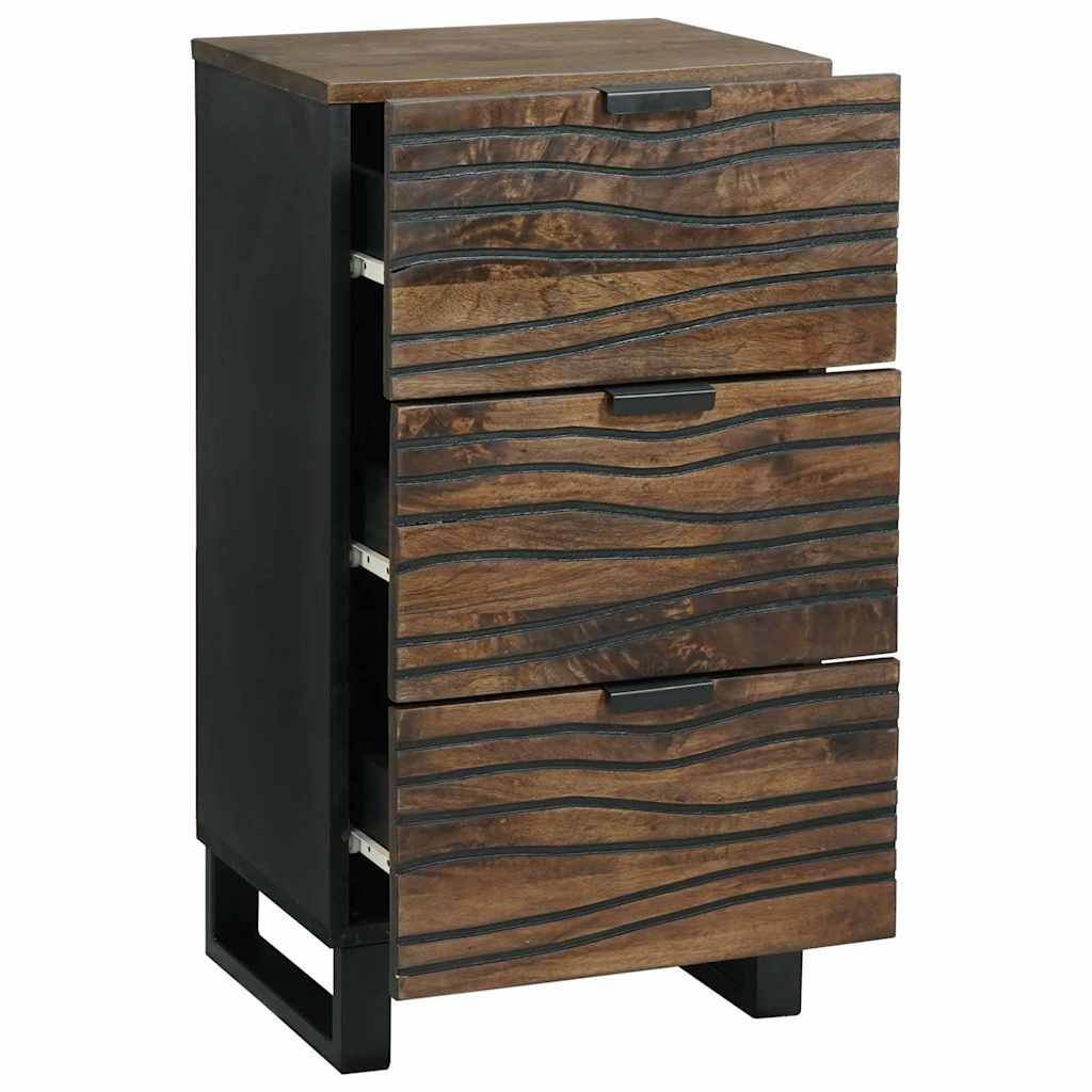 vidaXL Sideboard - 40x33,5x75 cm Massief Mangohout
