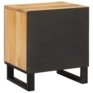 Noční skříňka 2 pcs Přírodní 40 x 33 x 46 cm - obrázek 7