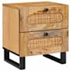 vidaXL &Ouml;&ouml;lambi kapp Neutraalne 40 x 33 x 46 cm Tugev mango puu