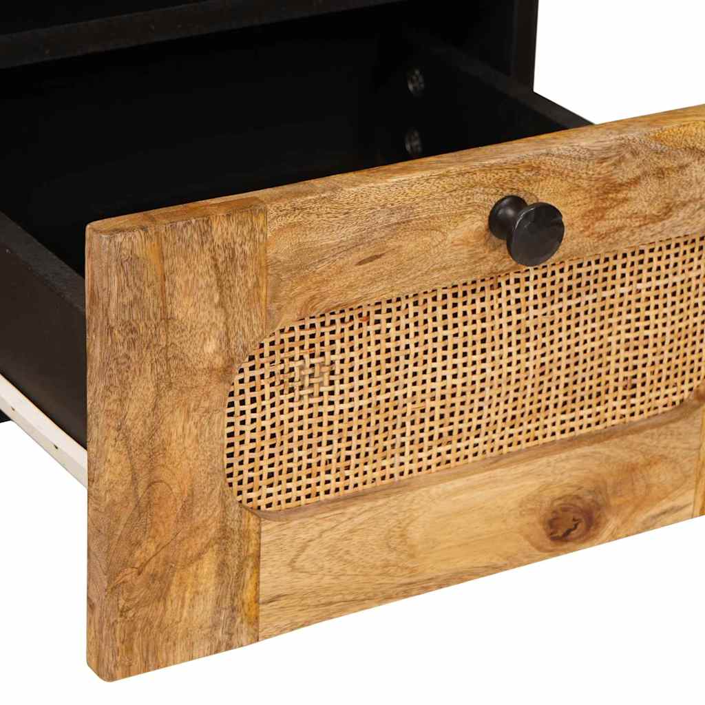 TV-kast met lade Bruin 70 x 33,5 x 46 cm Massief Mango Hout image 7