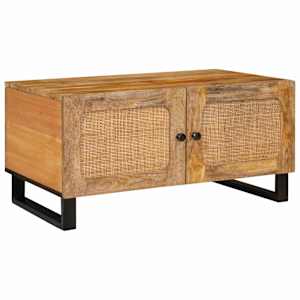 vidaXL Kohvilaud Neutraalne 80 x 50 x 40 cm Tugev mango puu