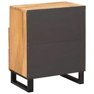 Noční skříňka Přírodní 50 x 33 x 60 cm Masivní mangové dřevo - obrázek 5