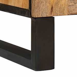Noční skříňka Přírodní 50 x 33 x 60 cm Masivní mangové dřevo - obrázek 8