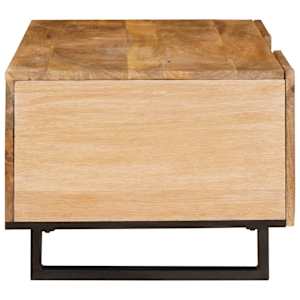 Konferenční stolek Artisanový dub 100 x 54 x 40 cm - obrázek 4