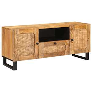 vidaXL Telerikapp Pruun 105 x 33 x 46 cm Tugev mango puu