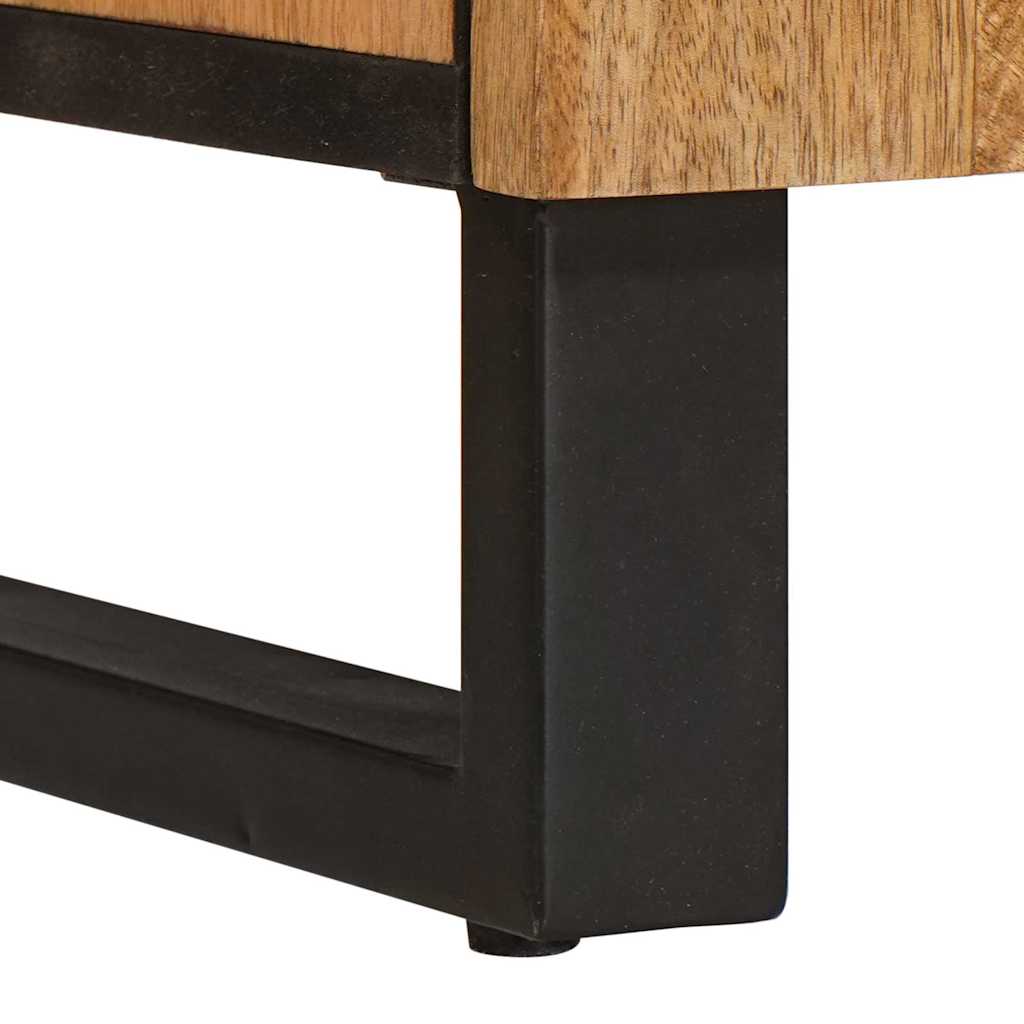 Dressoir met lade Bruin 40 x 33,5 x 75 cm Massief Mango Hout image 8