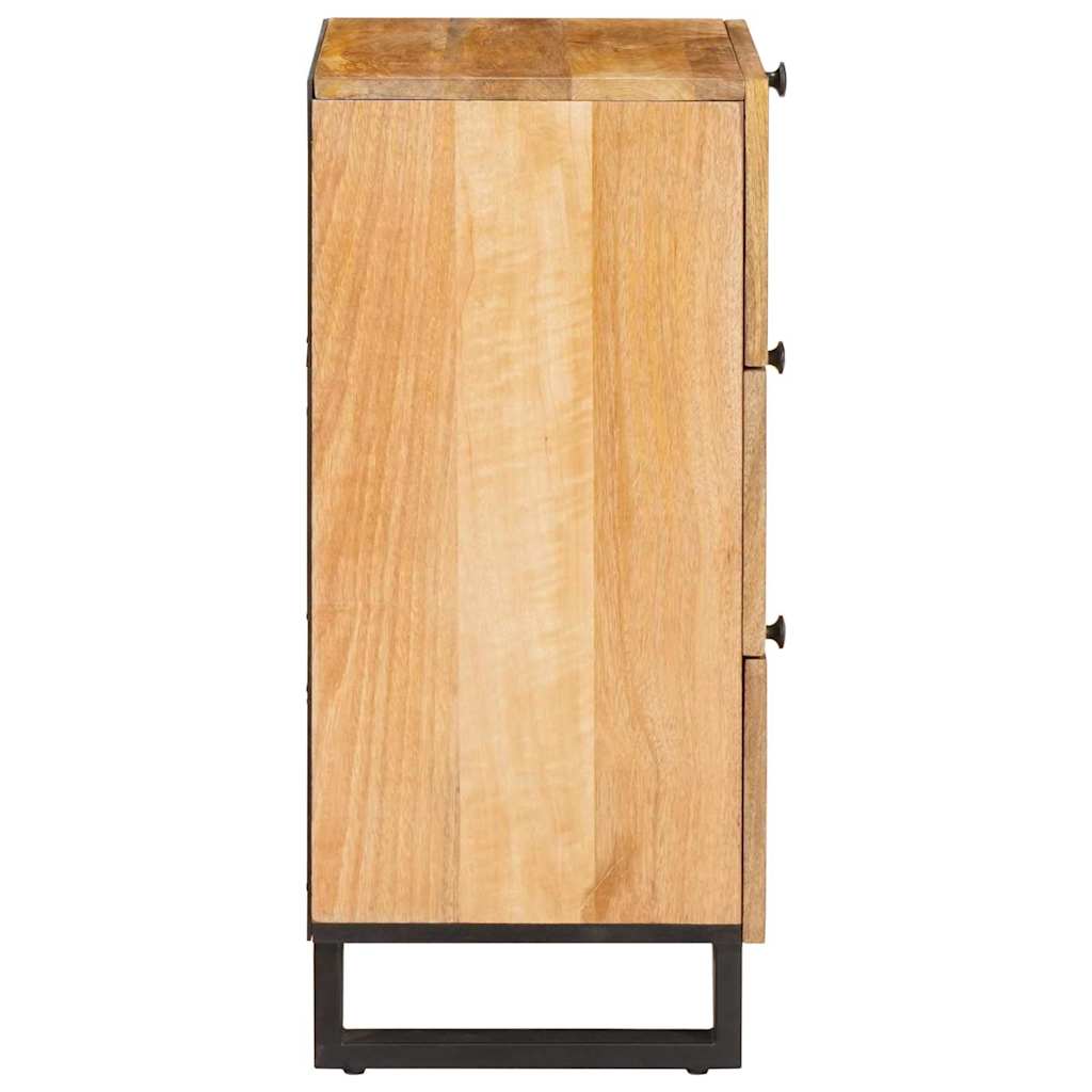 Dressoir met lade Bruin 40 x 33,5 x 75 cm Massief Mango Hout image 4
