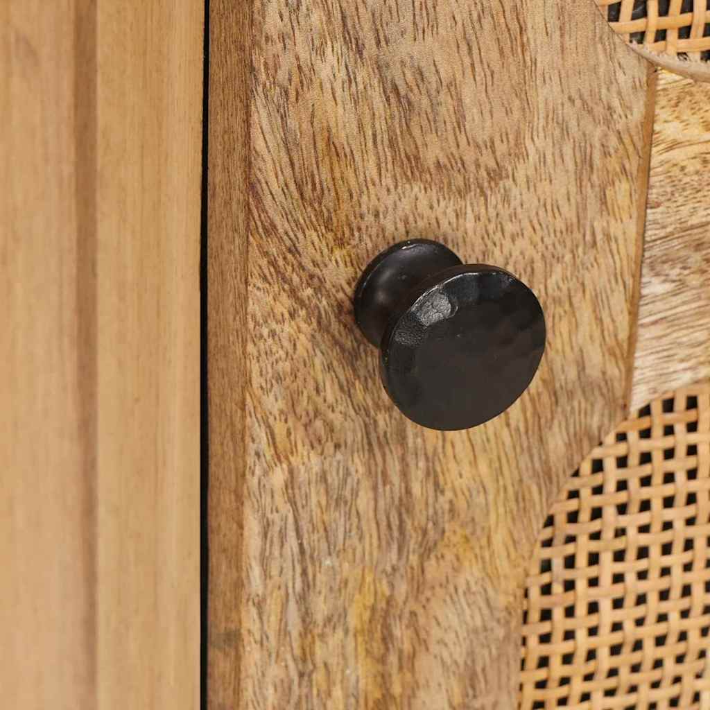 Dressoir met opslag Bruin 40 x 33 x 75 cm Massief Mango Hout image 6