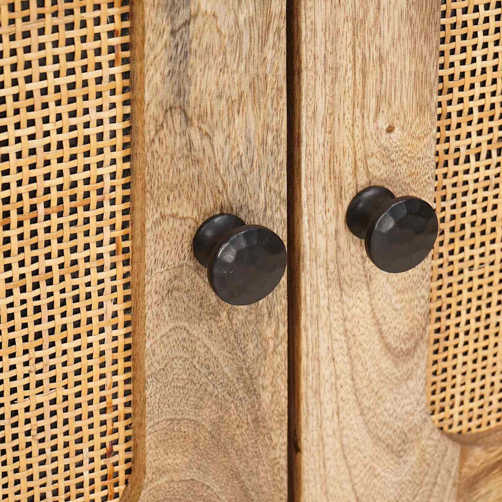 Dressoir met opslag Bruin 60 x 33,5 x 75 cm Massief Mango Hout image 7