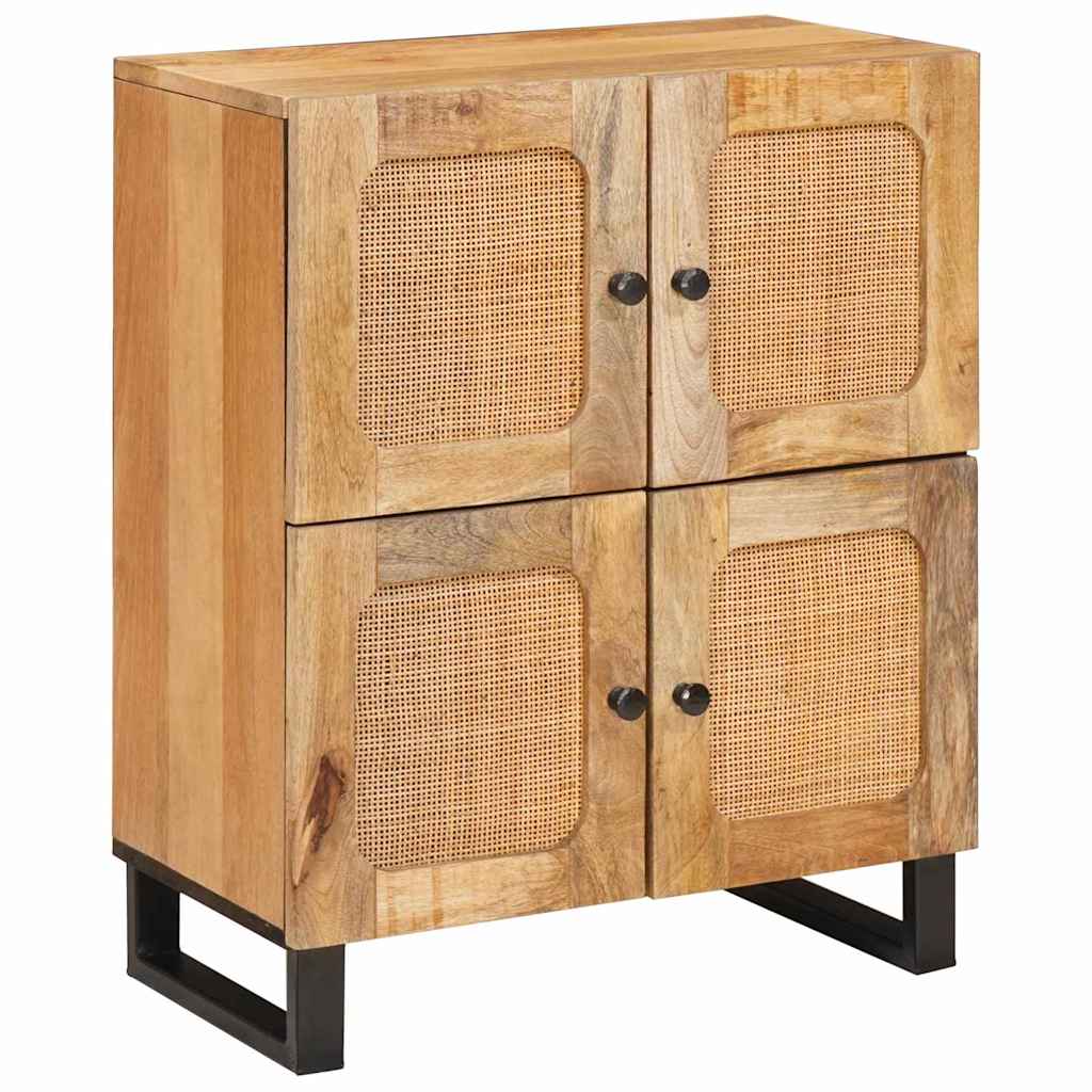 Dressoir met opslag Bruin 60 x 33,5 x 75 cm Massief Mango Hout image 1