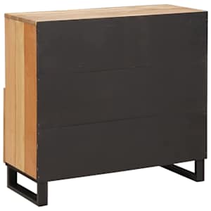 Servírovací skříň Hnědá 80 x 33 x 75 cm Masivní mangové dřevo - obrázek 5
