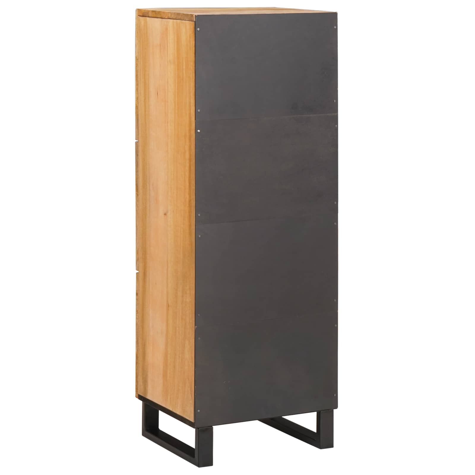Hoge kast met opslag Bruin 90 x 33 x 75 cm Massief Mango Hout image 5