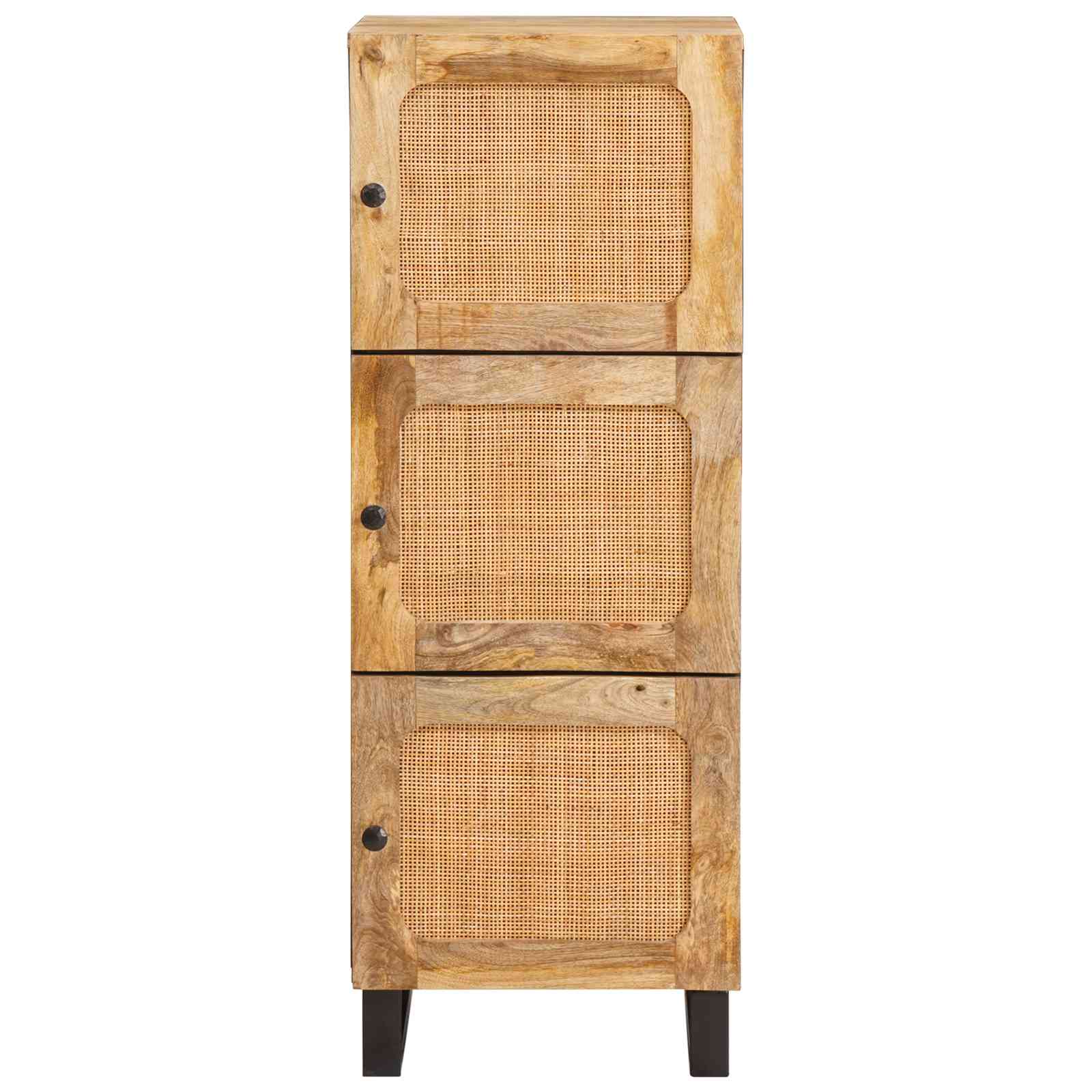 Thumbnail - vidaXL Highboard mit Speicher Braun 90 x 33 x 75 cm Massivholz Mango