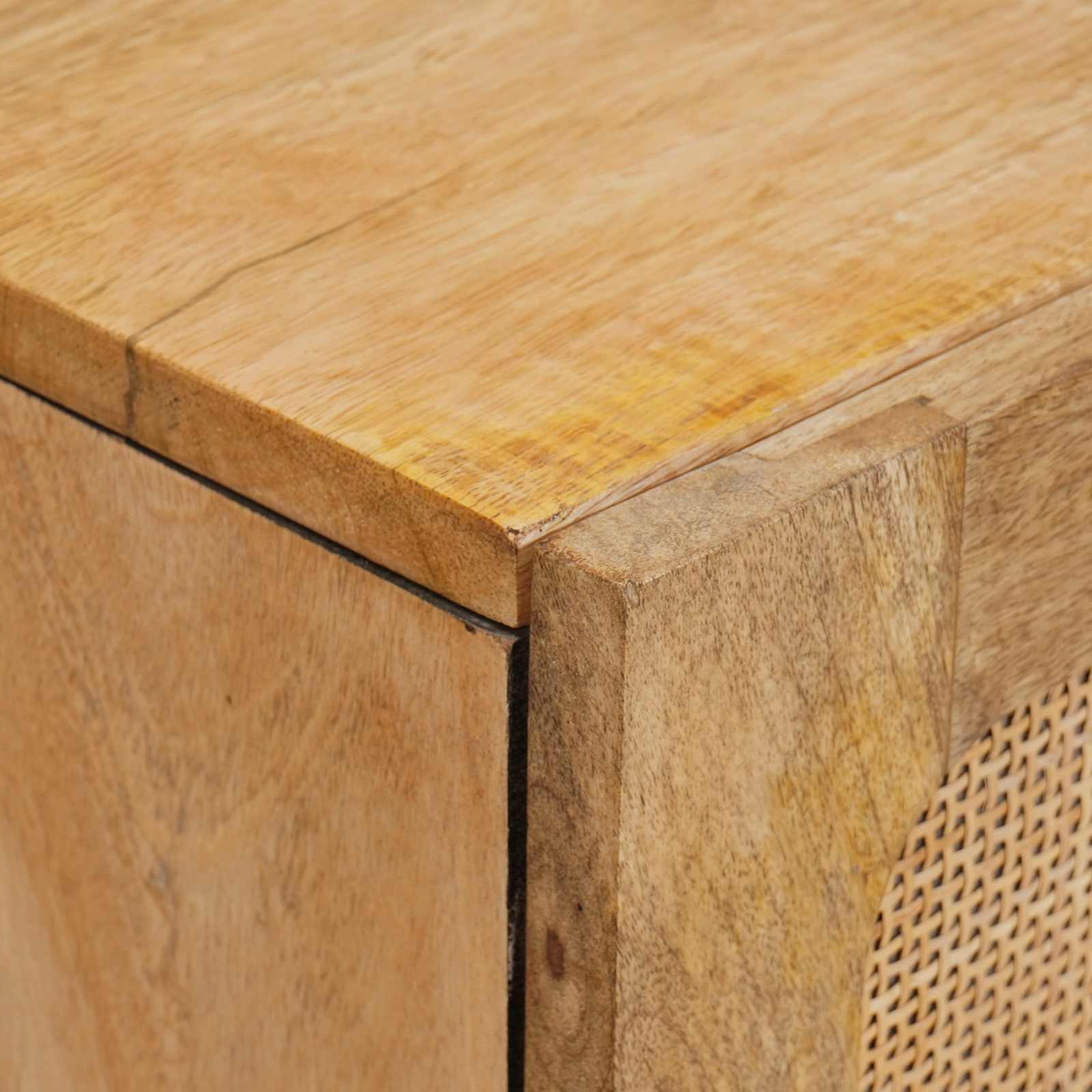 Hoge kast met lade Bruin 40 x 33 x 110 cm Massief Mango Hout image 6