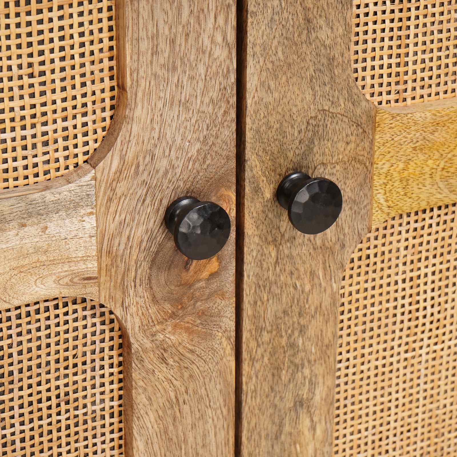 Hoge kast met lade Bruin 40 x 33 x 110 cm Massief Mango Hout image 7