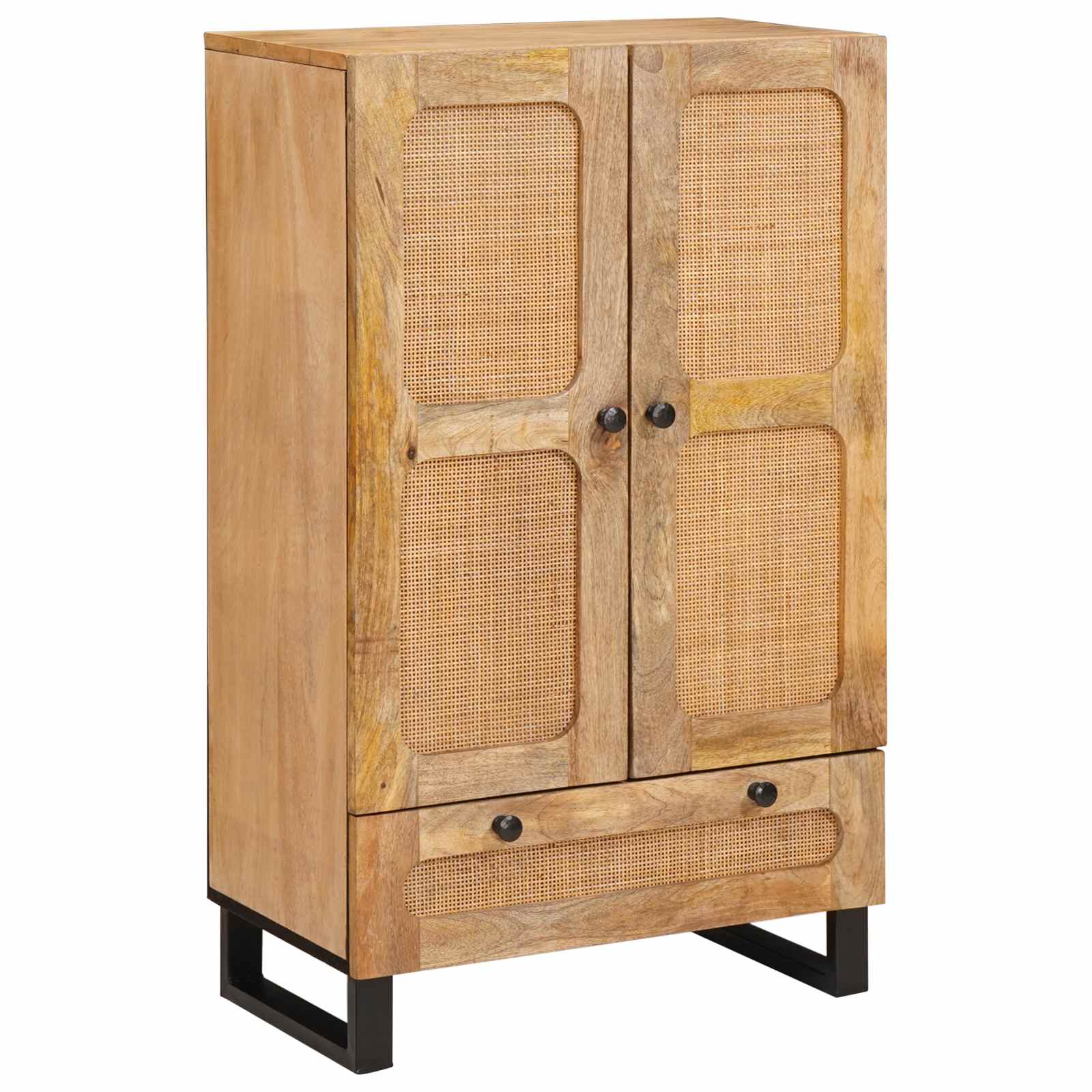 Hoge kast met lade Bruin 40 x 33 x 110 cm Massief Mango Hout image 1