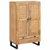 vidaXL K&otilde;rgushein sahtliga Pruun 40 x 33 x 110 cm Tugev mango puu