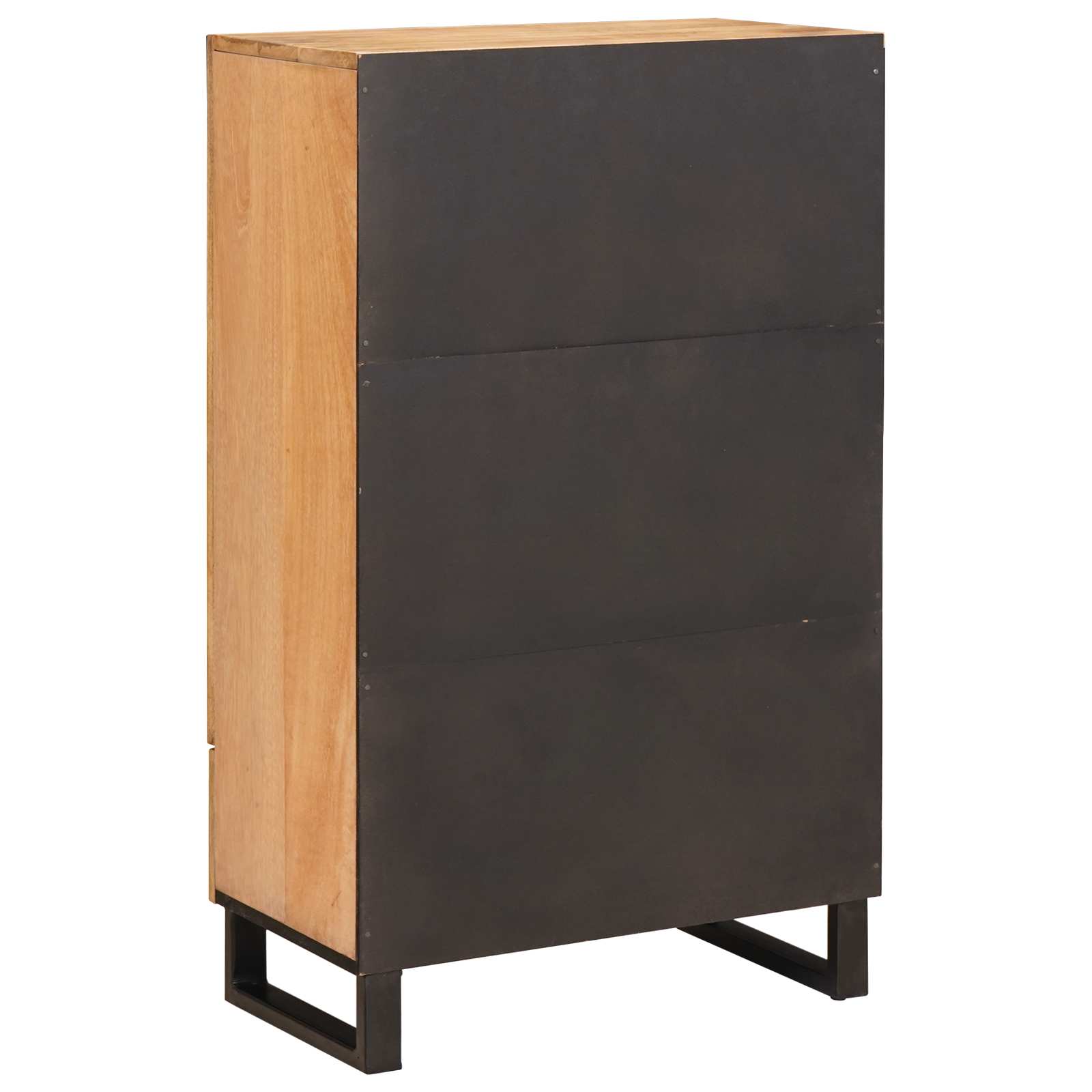 Hoge kast met lade Bruin 40 x 33 x 110 cm Massief Mango Hout image 5