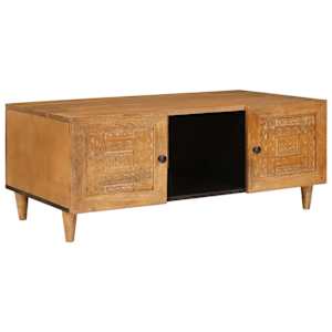 vidaXL Kohvilaud Helepruun 100 x 54 x 40 cm Tugev mango puu