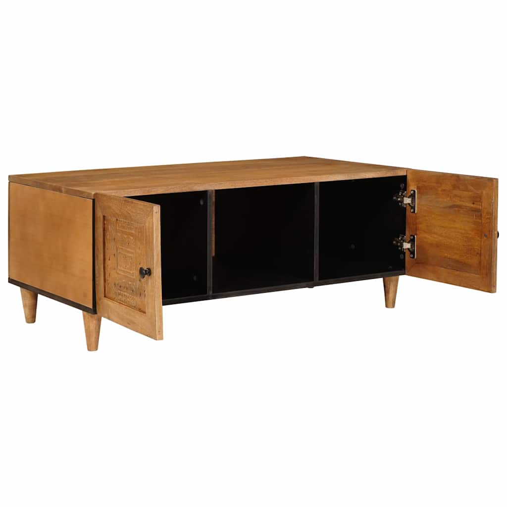 vidaXL Salontafel Lichtbruin 100 x 54 x 40 cm massief mangohout