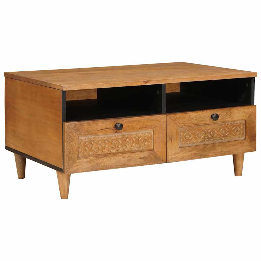 vidaXL Masă de cafea Maro deschis 80 x 54 x 40 cm Lemn masiv de mango
