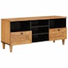 vidaXL Telerikapp sahtliga riiuliga 100 x 33 x 46 cm Tugev mango puu