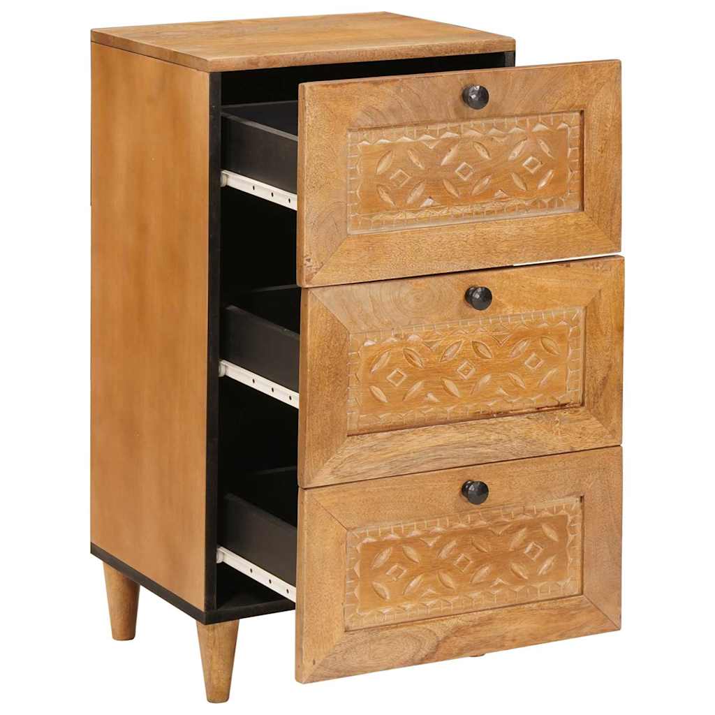 vidaXL Dressoir met lade Lichtbruin 33.5 x 40 x 75 cm