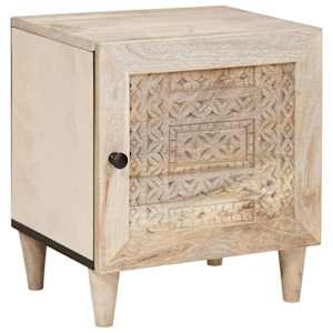 Noční skříňka 2 pcs Bílá 80 x 50 x 40 cm Kompozitní dřevo - obrázek 2
