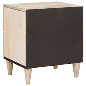 Noční skříňka 2 pcs Bílá 40 x 33 x 46 cm Kompozitní dřevo - obrázek 6