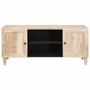 TV jednotky s policí Bílá 105 x 33 x 46 cm Kompozitní dřevo - obrázek 3