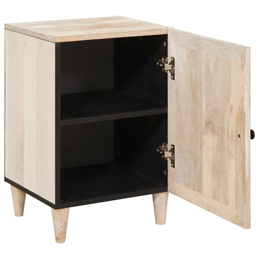 vidaXL Dulap de Baie cu ușă Alb 38 x 33.5 x 160 cm Lemn solid de mango