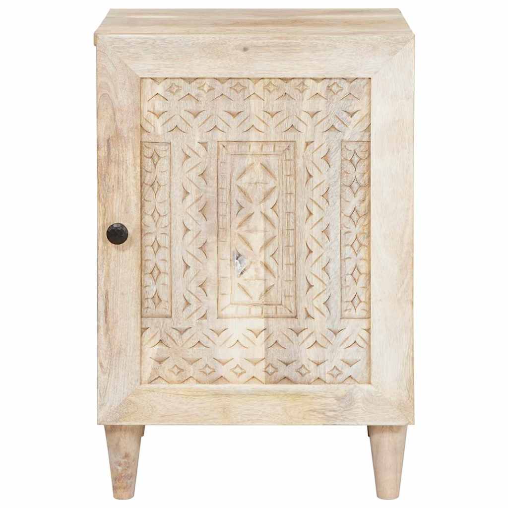 vidaXL Badkamer Kast Wit 38 x 33.5 x 160 cm Massief Mango Hout